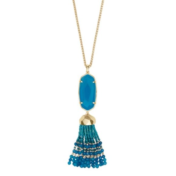 Kendra Scott Eva Goldplated Brass Tassel Pendant Necklace - Picture 1 of 10